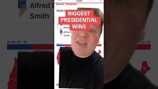 BIGGEST PRESIDENTIAL WINS history usa election america president map election2024 2024 [upl. by Klayman]