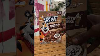 frosted flakes chocolate milkshake asmr  munch [upl. by Alleyn933]