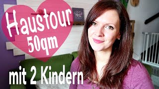 😱 50 qm kleine HAUSTOUR  Roomtour 🏡  So leben wir mit 2 Kindern  Mini Haus  Rebekka [upl. by Acassej530]