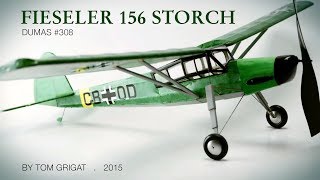 Dumas Kit 308  Fieseler 156 Storch  Stopmotion [upl. by Gardner]