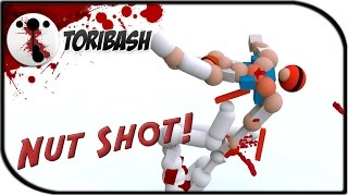 Toribash Funny Moments  ULTIMATE NUT SHOT Toribash Gameplay [upl. by Jule41]