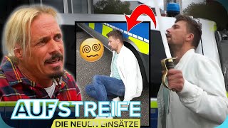 Nachts im MUSEUM Betrunkener bricht mit SÄBEL vor Wache zusammen 😲​ ​ Auf Streife  SAT1 [upl. by Anaynek]