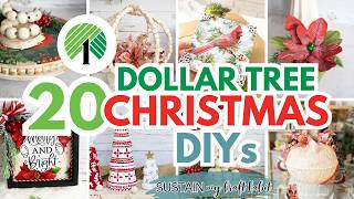 20 Adorable Dollar Tree Christmas Crafts amp DIY Ideas for 2024 Relax amp Enjoy [upl. by Cherianne]