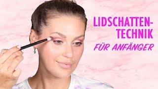 Makeup für Anfänger  Lidschatten schminken Step by Step Anleitung  Vicky Lash [upl. by Rockey443]