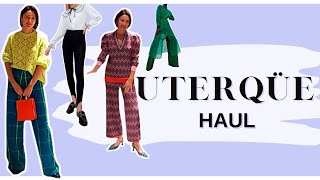 TRY ON HAUL UTERQUE Compras Tendencia Otoño Invierno 2021 [upl. by Fari]