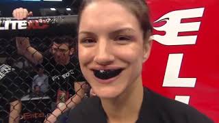 Gina Carano vs Julie Kedzie [upl. by Ylimme105]