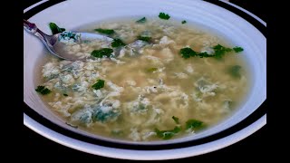 How to Make STRACCIATELLA SOUP  Italian Egg Drop Soup [upl. by Adelbert]