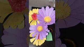 Flower 🌼 making with paper  Paper Flower Making  paper craft  DIY paper Flower Paper craft ideas [upl. by Louis]