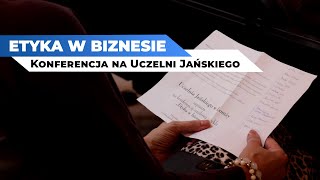 Etyka pracy w biznesie – konferencja na Uczelni Jańskiego w Łomży [upl. by Jews253]