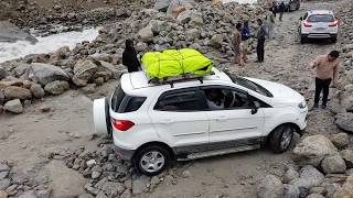 Dangerous Road We made Road to drive our CAR Chandigarh to Spiti Valley road trip 2018 [upl. by Abehshtab107]