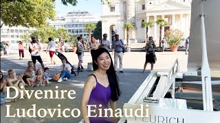 Ludovico Einaudi  Divenire The Best part after 200 😉  Street Piano  Piano Cover  YUKI PIANO [upl. by Macswan467]