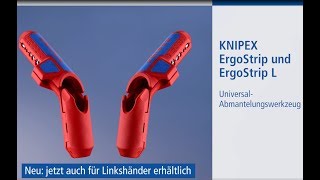 KNIPEX ErgoStrip® L Universal Dismantling Tool version for lefthanders [upl. by Johppa]