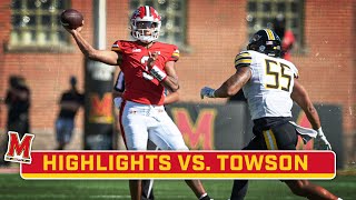 Towson at Maryland Terrapins  Highlights  Big Ten Football  Sep 2 2023 [upl. by Edik]