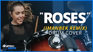 SAINt JHN  Roses Imanbek Remix Drum Cover  Domino Santantonio shorts [upl. by Jaquith]