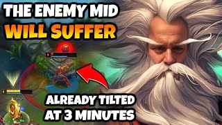 Zilean Mid is the best mental destroyer Make the enemy absolutely hate you [upl. by Nagey]