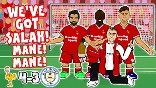 🎤SALAH MANE MANE DO DO DO DO DO DO🎤 Song Liverpool vs Man City 43 Goals Highlights Parody [upl. by Merrie]