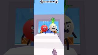 Hit Tomato 3DGame play fun gameplay hittomato3d gaming cartoon tending shortsfeed shorts [upl. by Parhe392]