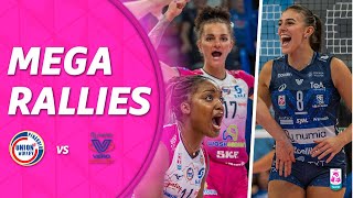 MEGA RALLIES of the match Pinerolo  Milano  Serie A1 Tigotà 2425  Lega Volley Femminile [upl. by Dohsar]