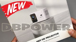 WiFi Mini Projector DBPOWER H89 HD [upl. by Dnalyag831]