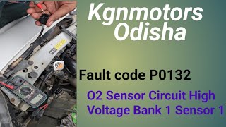 Nissan Micra F code P0132 O2 Sensor Circuit High Voltage Bank 1 Sensor 1kgnmotorstechnology6074 [upl. by Nilrem732]