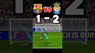 Barcelona VS Las Palmas Laliga Match Result penalty Challenge🥶efootball football fifa foryou bd [upl. by Paz]