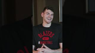 Why DC chose his number 🥹 donovanclingan trailblazers nba nbashorts [upl. by Owiat992]