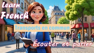 French A1A2  Public Transportation in My City Improve Your French Listening amp Speaking Skills法语 [upl. by Zusman]