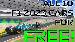 all TEN FREE f1 2023 cars for assetto corsa [upl. by Salene]