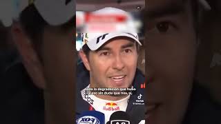 CHECO PÉREZ HABLA DE SU GP DE LAS VEGAS checoperez redbullracing f1 [upl. by Holms176]