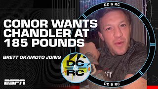 DC amp RC Special Edition Conor McGregor proposes UFC return vs Michael Chandler  ESPN MMA [upl. by Dinse161]