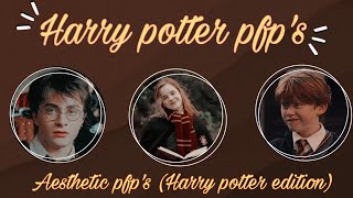 Harry potter pfps ✨ Aesthetic pfpsHarry potter edition [upl. by Ylerebmik]