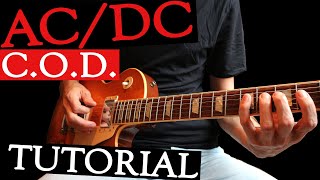 TUTORIAL25  ACDC  COD with TABs [upl. by Vergil]