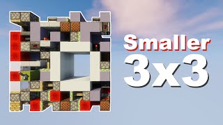 Ultimate 3x3 Piston Door  Minecraft Tutorial and Explanation [upl. by Ruford]