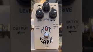 2  Crowther Audio NZ Hotcake Overdrive Boost Distortion Guitar Pedal Hot Cake [upl. by Akcinat872]