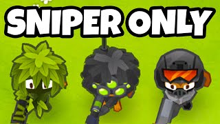 Can You Beat CHIMPS Mode With SNIPER ONLY [upl. by Lehcor]