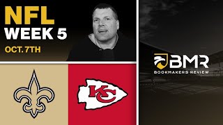 Saints vs Chiefs  Week 5 Monday Night Football Best Bets by Donnie RightSide Oct 7th [upl. by Gayel879]