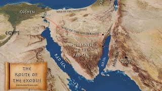 Journey of the exodus  From Egypt to the Red Sea crossing [upl. by Sedgewick]