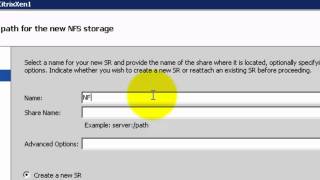 Citrix XenServer Adding an NFS SR [upl. by Ernestus]