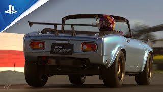 1966 Honda S800 SE75E  Goodwood  Historic Sportscar Masters  GT7  PS5  Gameplay [upl. by Caassi]