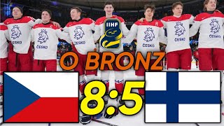 ČESKO vs FINSKO  85  O BRONZ Mistrovství světa juniorů U20 2024  SESTŘIH [upl. by Anitnamaid]