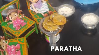 Miniature meethi poori recipemini chini paratha recipeMeetha paratha recipemeethaparatha cheeni [upl. by Coray]