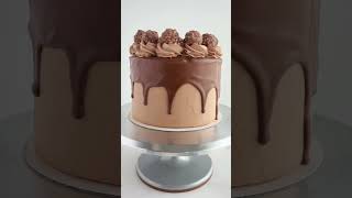 Chocolate hazelnut cake recipe on cakemehometonightcom cake [upl. by Aizirtap399]