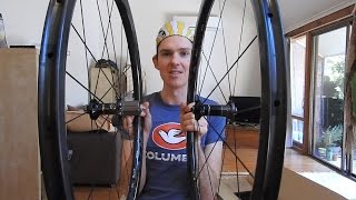 Dura Ace 9100 C40 wheelset unboxing [upl. by Barkley]