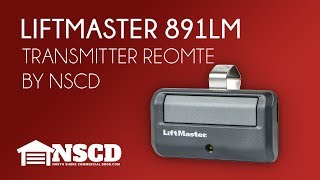 Liftmaster 891LM 1Button Garage Door Opener Remote Control [upl. by Vatsug]