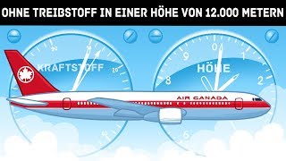 Als dem Flugzeug in einer Höhe von 12 000 Metern der Treibstoff ausgegangen war traf der Pilot [upl. by Asaeret]