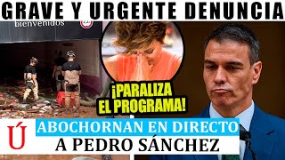 Sonsoles Ónega NO PUEDE MÁS PARALIZA el PROGRAMA y AVERGÜENZAN a PEDRO SÁNCHEZ por DANA COMO NUNCA [upl. by Langille82]