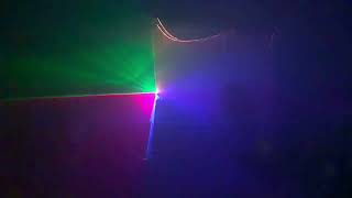 Laserworld cs1000rgb mk3 dmx music mode [upl. by Ecadnarb892]