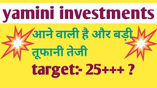 Yamini investments share latest news today ।। yamini investments stock news today financialmarket [upl. by Feodora593]