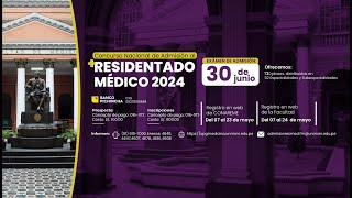 Concurso Nacional de Admisión Residentado Médico 2024 [upl. by Swerdna]