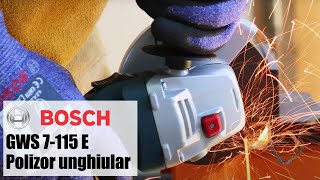 Cauți un polizor compact și versatil Bosch GWS 7115 E este fix ce îți trebuie Hai să îl vezi 💪 [upl. by Clarette]